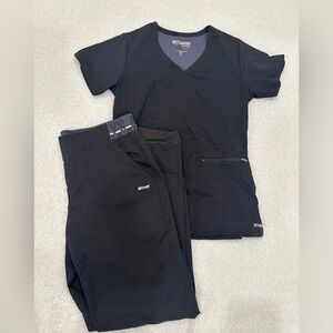 Grey's Anatomy Black Scrub Set